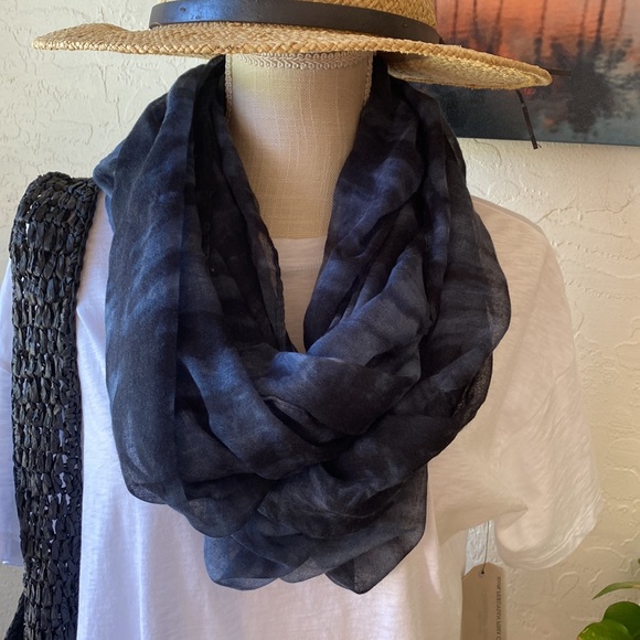 🎉 BOHEMIAN TIE / DYE ETERNITY SCARF ‼️ - Picture 2 of 8